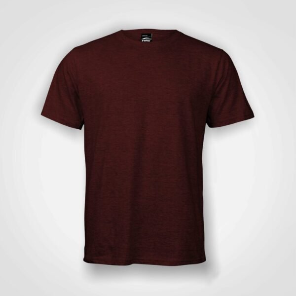 PREMIUM T-SHIRT BURGUNDY MELANGE